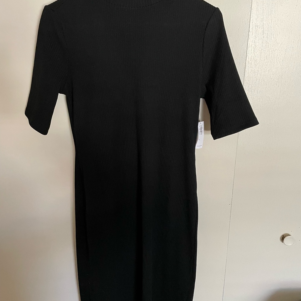 Old Navy, Ribbed, Bodycon, Turtle Neck Mid Dress